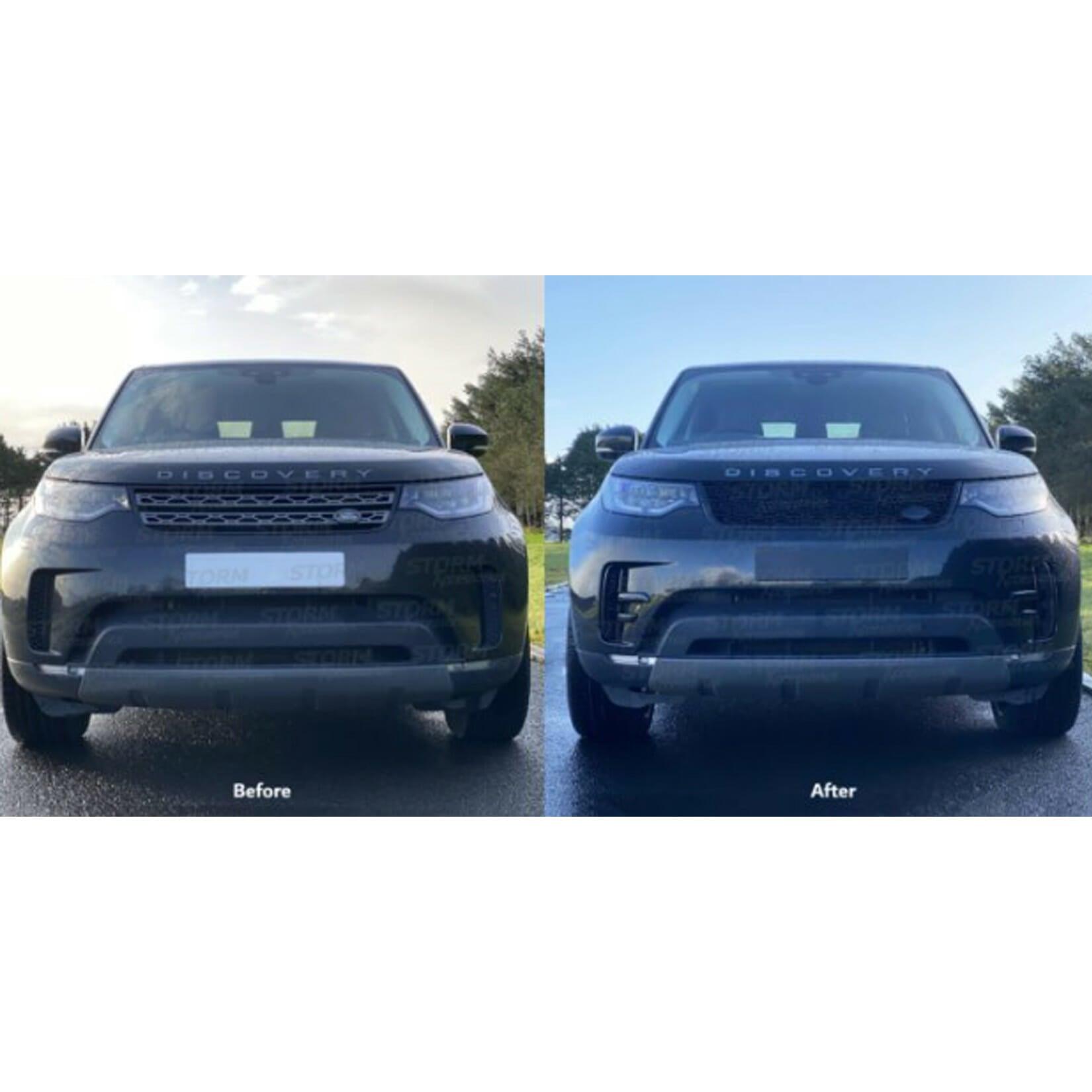 LAND ROVER DISCOVERY 5 2017 ON - DYNAMIC FRONT GRILLE - BLACK - Storm Xccessories2