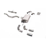 Landrover Defender 110 2.0 L4 P300 & P400e - Milltek Sport Non Resonated (Louder) Opf Back System GT-90 Brushed Titanium