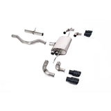 Landrover Defender 110 3.0 L6 P400 - Milltek Sport Non Resonated (Louder) Opf Back System GT-90 Cerakote Black