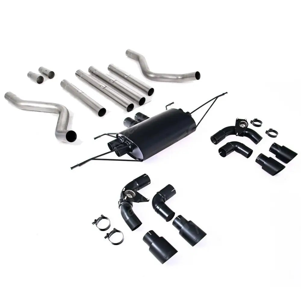 Landrover Defender 110 5.0 V8 525ps - "Black Stealth” Milltek Sport Non Resonated Opf Back System - Valaved