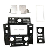 Landrover Defender 90 110 2008-2020 - Double Din Surround Facia Pannel Kit - Gloss Black