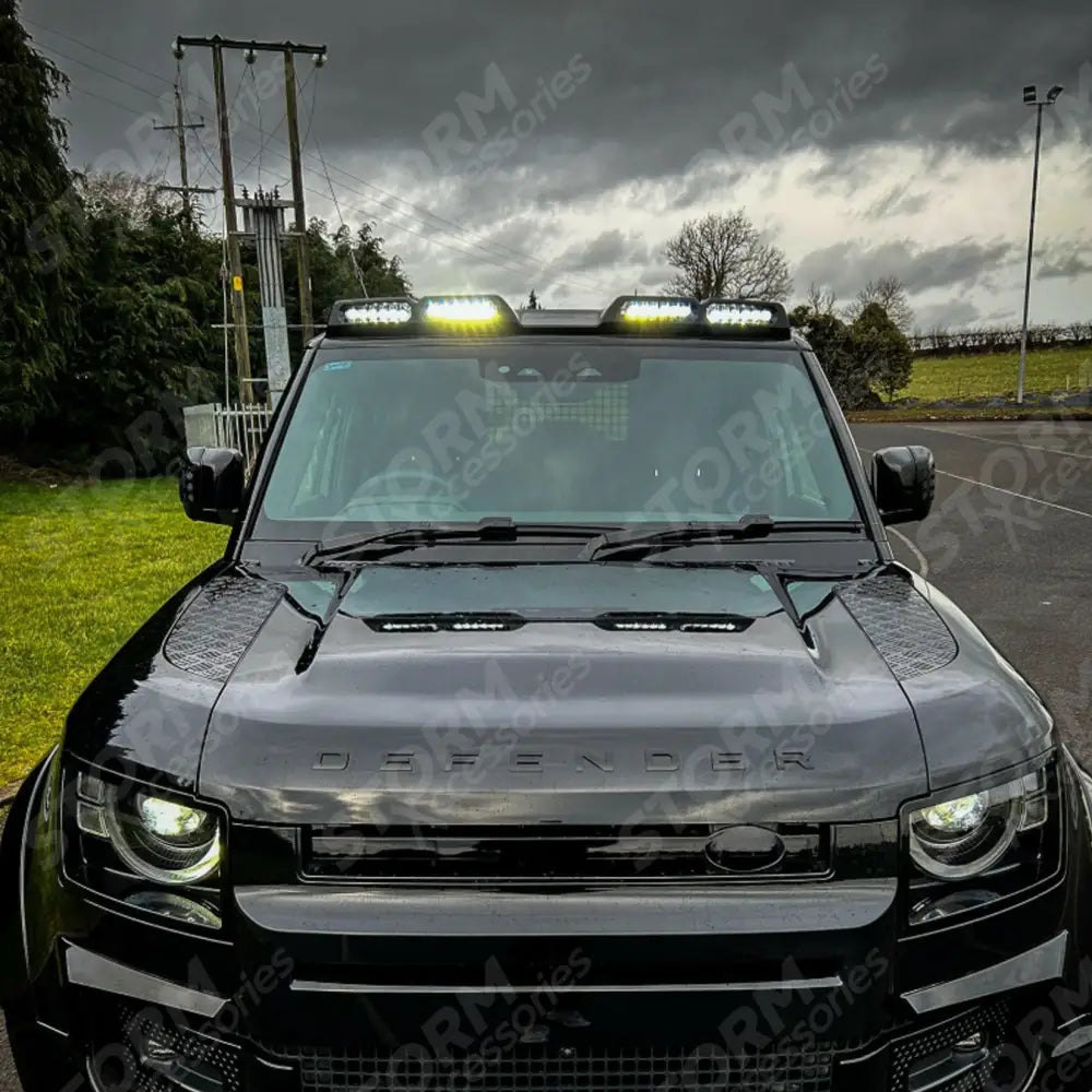 Landrover Defender L663 2020+ - Roof Light Pod V2 - Gloss Black
