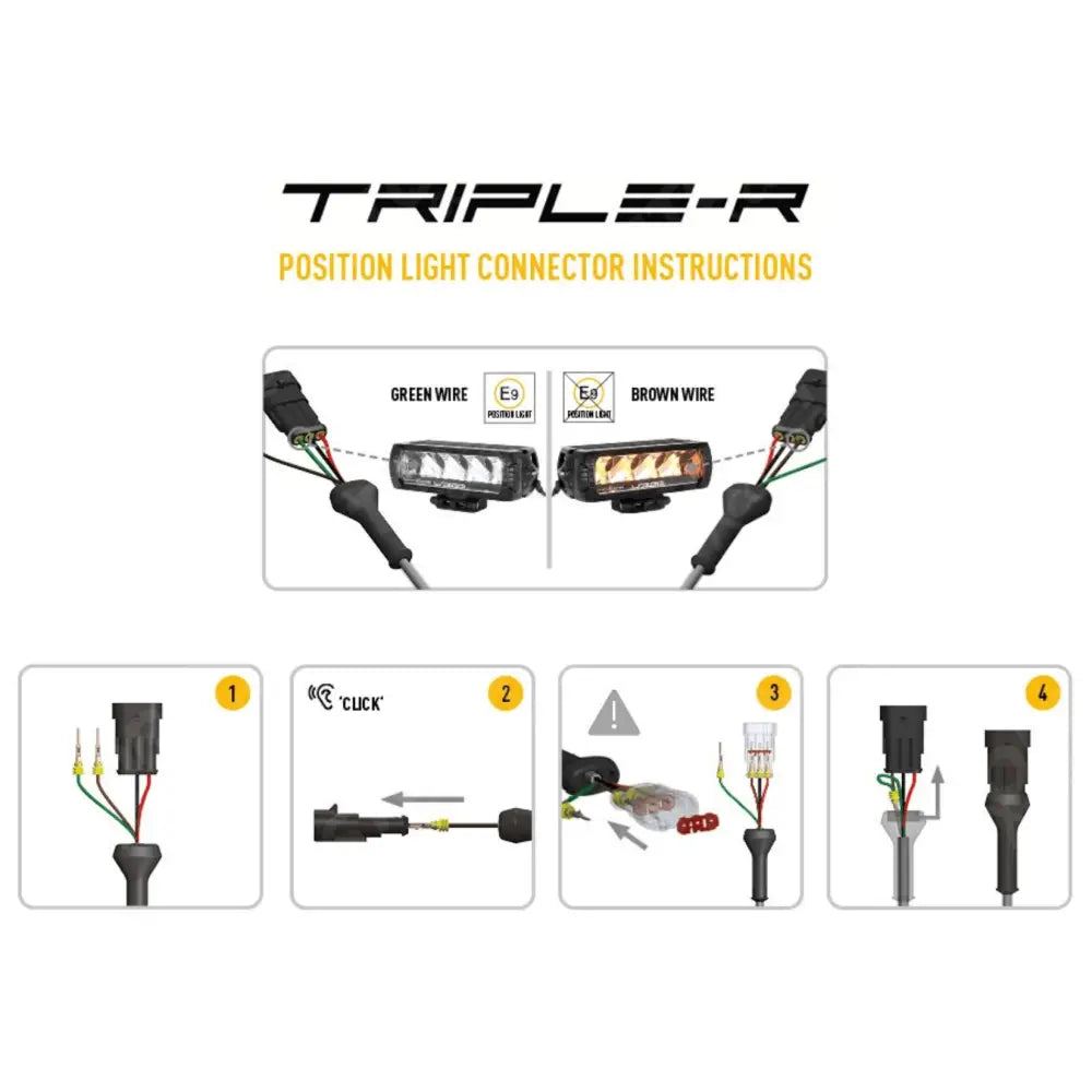 Lazer Light Grille Kit Triple-R 1250 With Side Lights For Ford Ranger Wildtrak 2023+