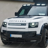 Led Dynamic Front Grill Gloss Black For Land Rover Defender L663 2020 On