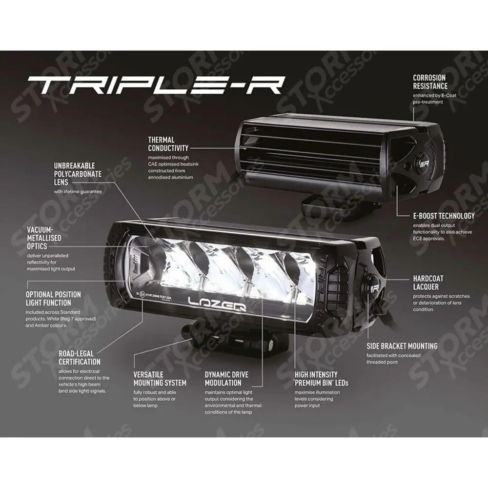 Light Grille Kit Triple-R 850 With Side Lights For Ford Ranger Raptor (2023+) Lazer