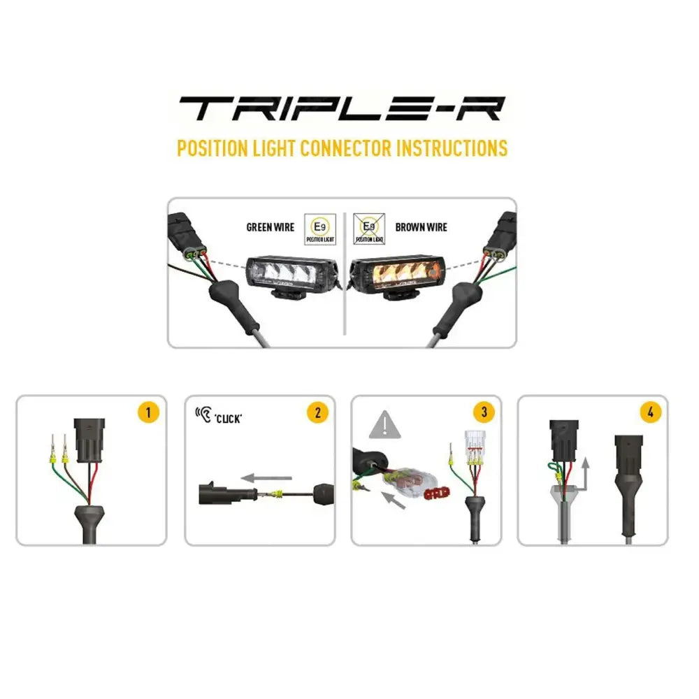 Light Grille Kit Triple-r 850 With Side Lights For Ford Ranger Wildtrak (2023+) Lazer
