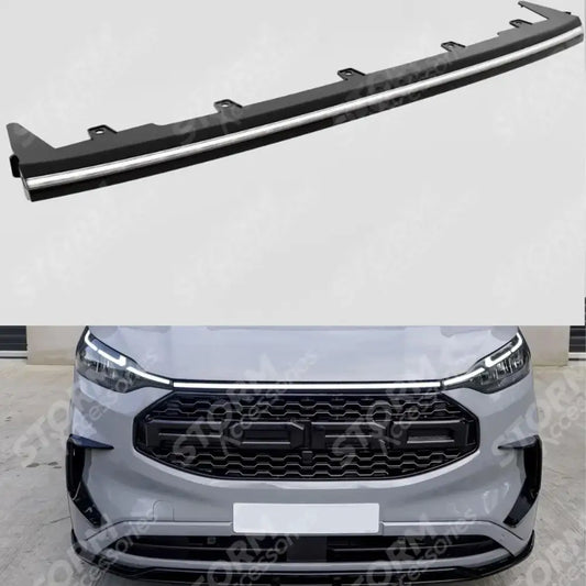 Luminex Front Upper DRL Grill With White LED Lights For Ford Transit Custom MK2 2024+
