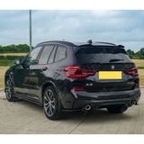 M Sport Rear Spoiler Cap In Gloss Black For Bmw X3 G01 2018-2021