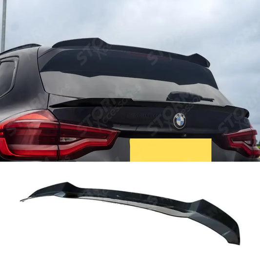 M Sport Rear Spoiler Cap In Gloss Black For Bmw X3 G01 2018-2021
