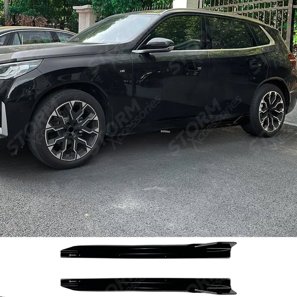 M Sport Side Skirts in Gloss Black For BMW X3 G45 2025+ - Side Skirt Splitter