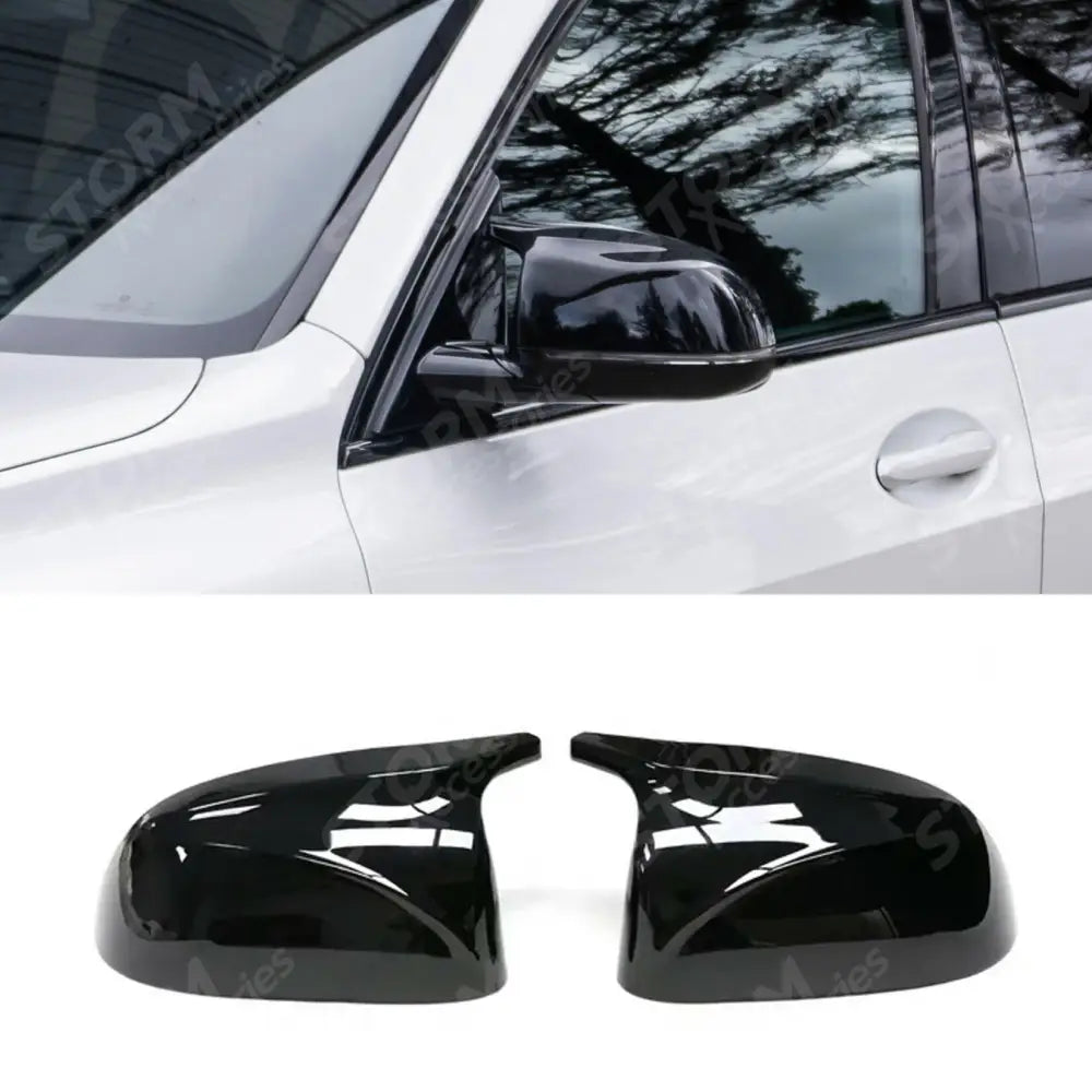 M Style Mirror Covers In Gloss Black For Bmw X5 X6 X7 X3 G05 G06 G07 G01