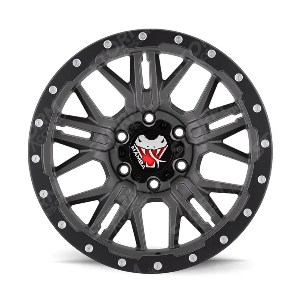 Mamba M25 Matte Grey Black Lip - 18 Inch Alloys - 6x139.7