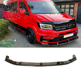 Man Tge Mk1 2017-2022 Front Splitter Gloss Black For Vw Crafter 2017 On