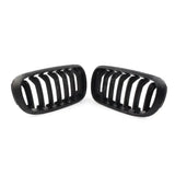 Matte Black Front Grill Solid Slat For Bmw X5 F15 2013-2018