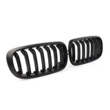 Matte Black Front Grill Solid Slat For Bmw X5 F15 2013-2018