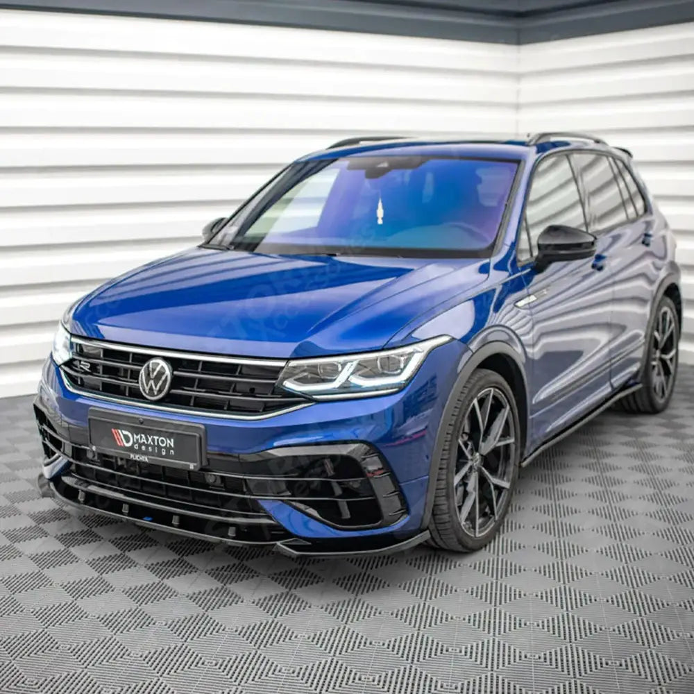 Maxton Front Splitter V3 For Vw Tiguan R / R-line Mk2 2020+