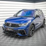 Maxton Front Splitter V3 For Vw Tiguan R / R-line Mk2 2020+