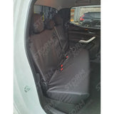 Maxus T90 2021+ Double Cab Rear Seat Covers - Black