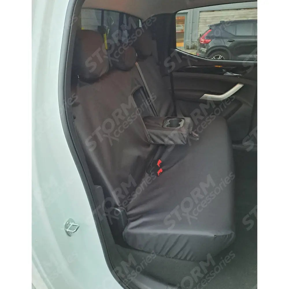 Maxus T90 2021+ Double Cab Rear Seat Covers - Black