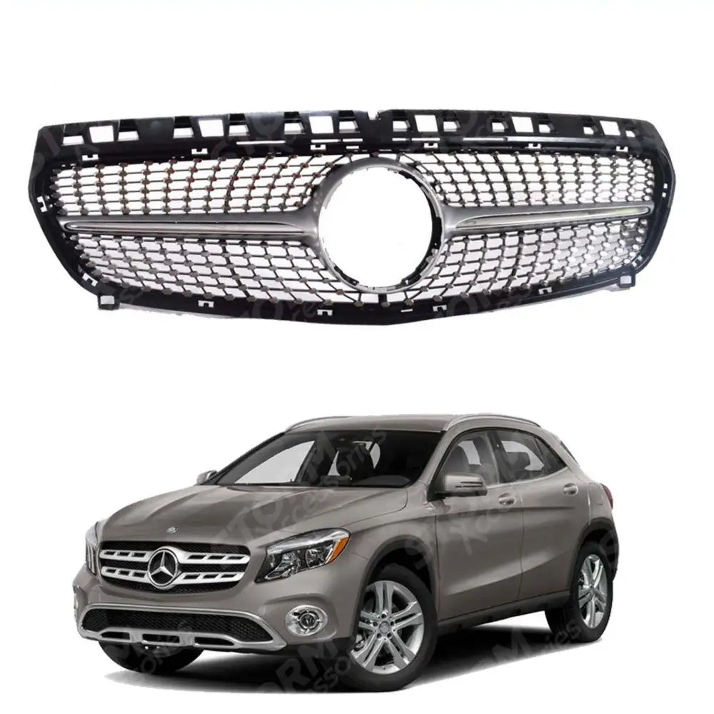 Mercedes Gla X156 2017 On - Diamond Style Upgrade Front Grille