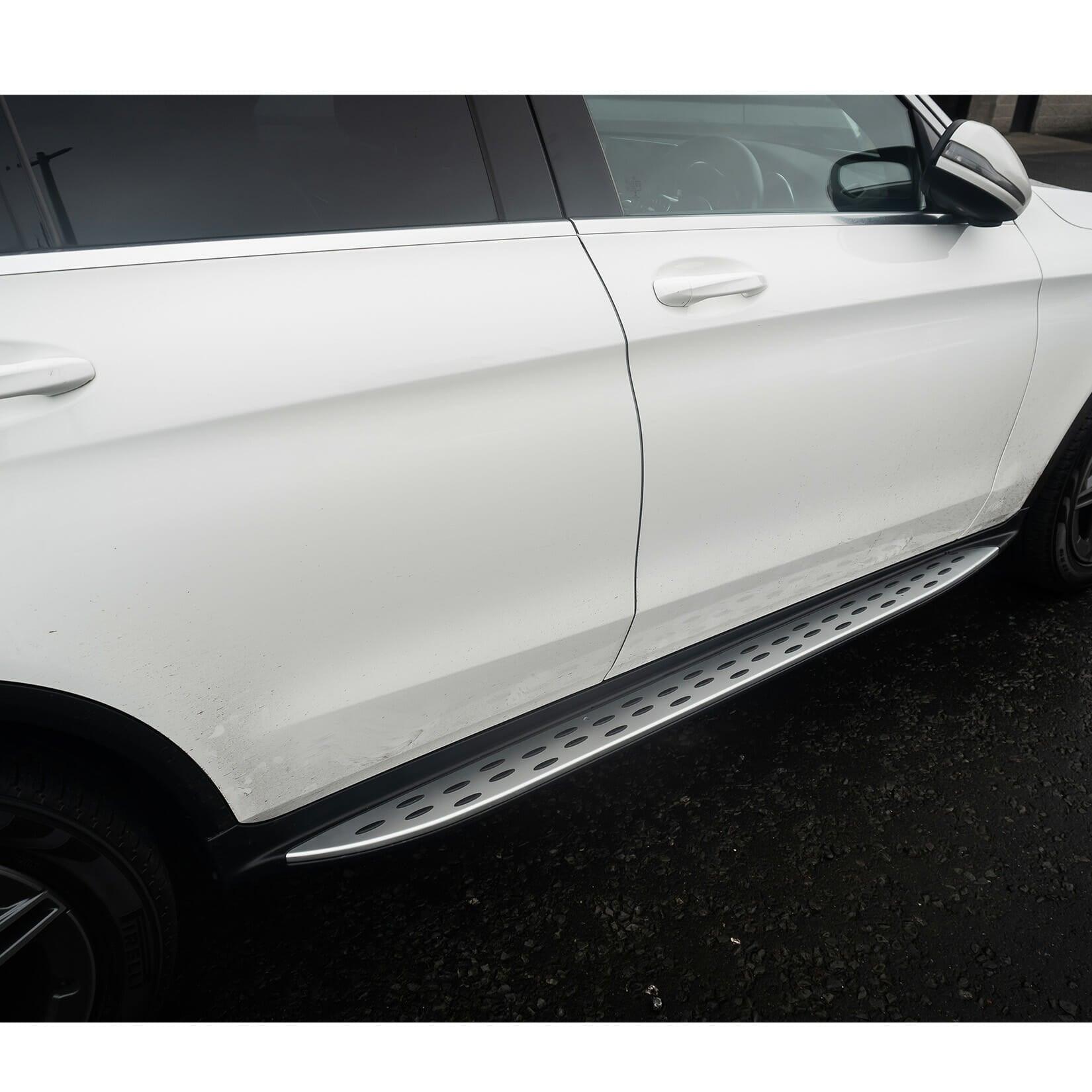 MERCEDES GLC X253 2015 ON - OE STYLE INTEGRATED SIDE STEPS - RUNNING BOARDS - Storm Xccessories2