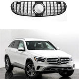 Mercedes Glc X253 2019-2022 - Panamericana Gt Style Upgrade Front Grill - Gloss Black