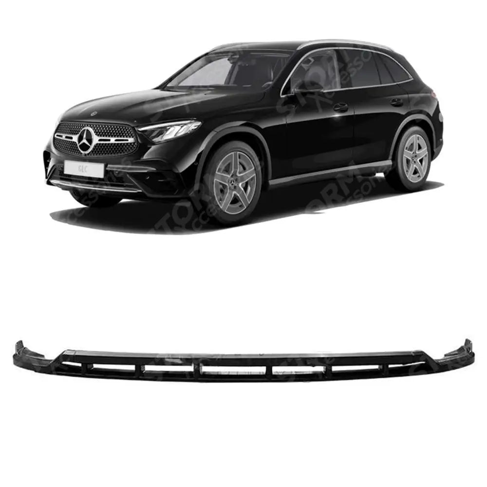 Mercedes GLC X254 2024+ Front Splitter Lip In Gloss Black