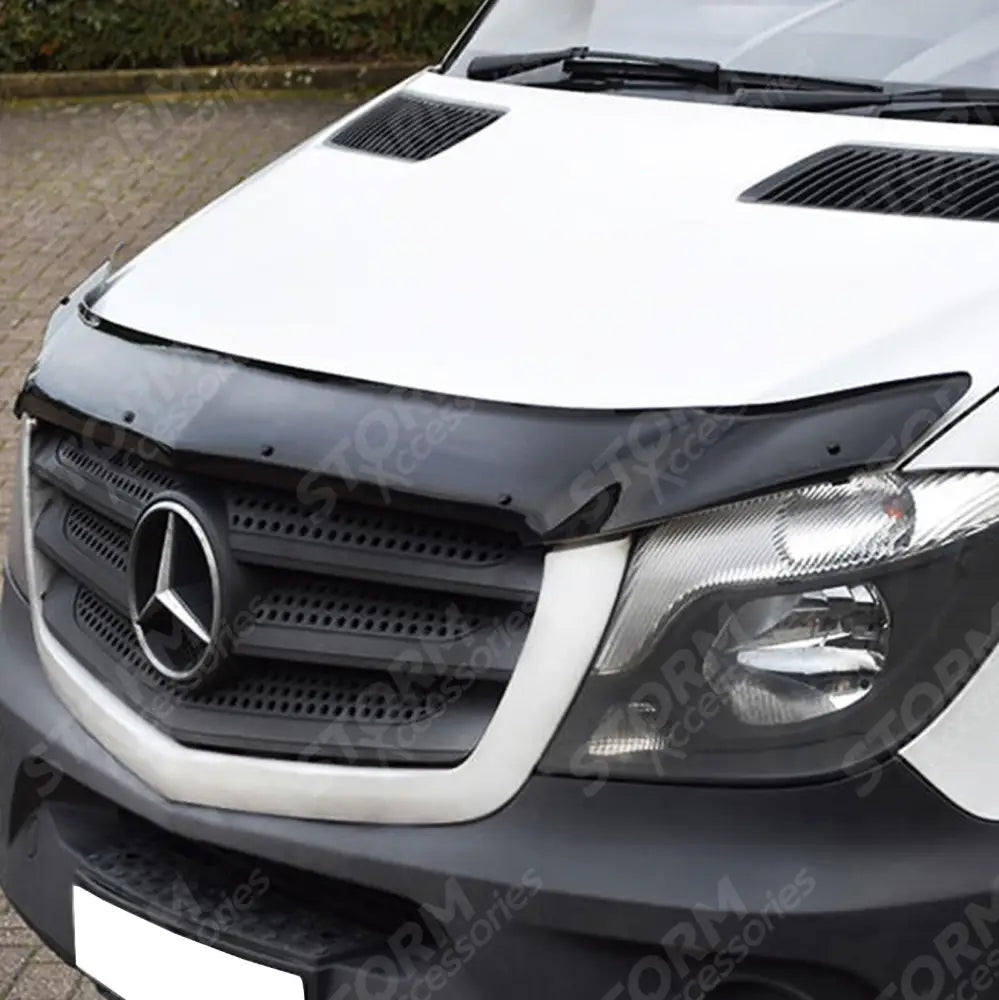 Mercedes Sprinter 2014 - 2018 - Stx Bonnet Guard Protector - Black