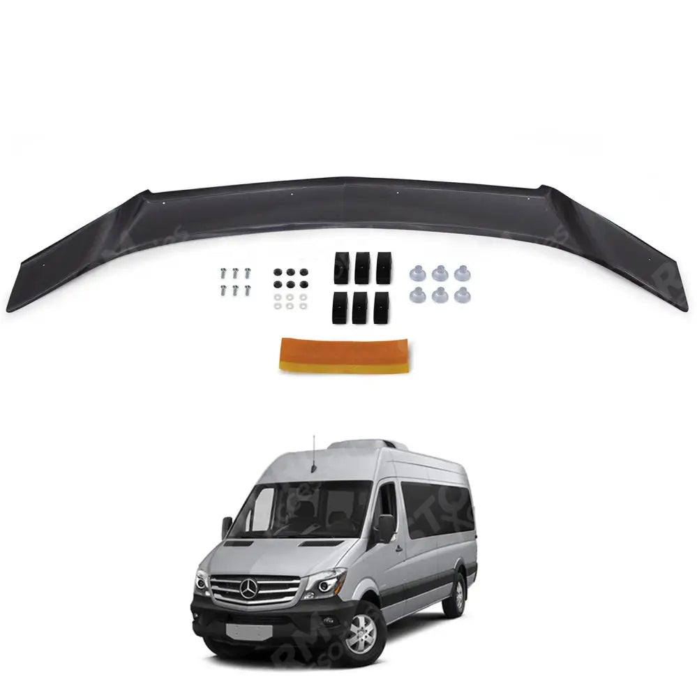 Mercedes Sprinter 2014 - 2018 - Stx Bonnet Guard Protector - Black