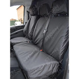 Mercedes Vito 2003-2015 Front Driver And Double Passenger Seat Covers - Black
