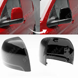 Mirror Cap Replacement In Gloss Black For Ford Transit Custom MK2 2024 On