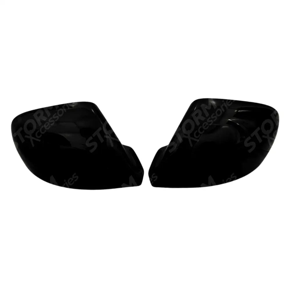 Mirror Covers In Gloss Black Pair For Vw Transporter T5 T6 T6.1