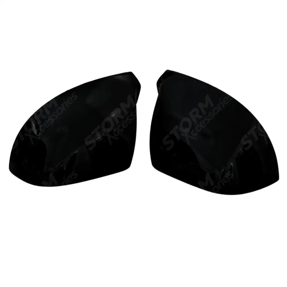 Mirror Covers In Gloss Black Pair For Vw Transporter T5 T6 T6.1