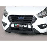 Misutonida Ec Approved Black Front A-bar 63mm For Ford Transit Custom 2018 - 2024