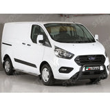 Misutonida Ec Approved Black Front A-bar 63mm For Ford Transit Custom 2018 - 2024