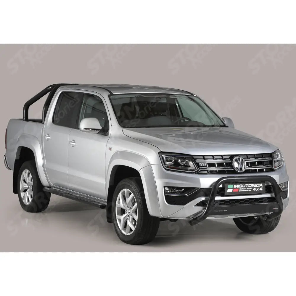 Misutonida Ec Approved Front A-bar 63mm Black For Vw Amarok 2010-2022