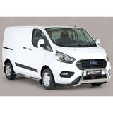 Misutonida Ec Approved Front A-bar 63mm Stainless Finish For Ford Transit Custom 2018 - 2024