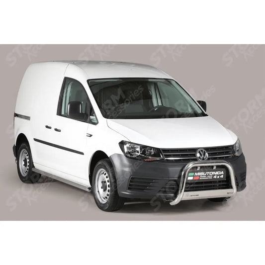 Misutonida Ec Approved Front A-bar 63mm Stainless Finish For Vw Caddy 2015 On