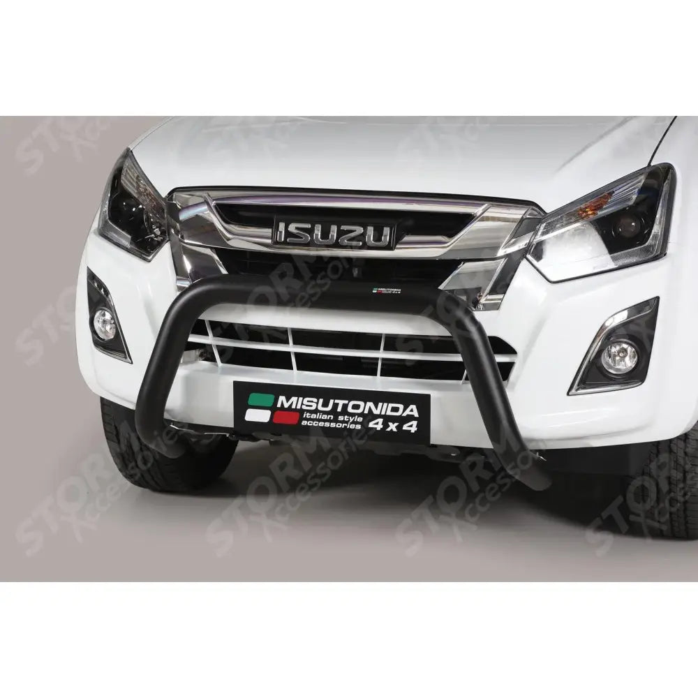 Misutonida Ec Approved Front A-bar 76mm Black For Isuzu D-max 2012-2018