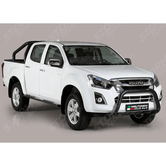 Misutonida Ec Approved Front A-bar 76mm Black For Isuzu D-max 2012-2018