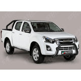 Misutonida Ec Approved Front A-bar 76mm Black For Isuzu D-max 2012-2018