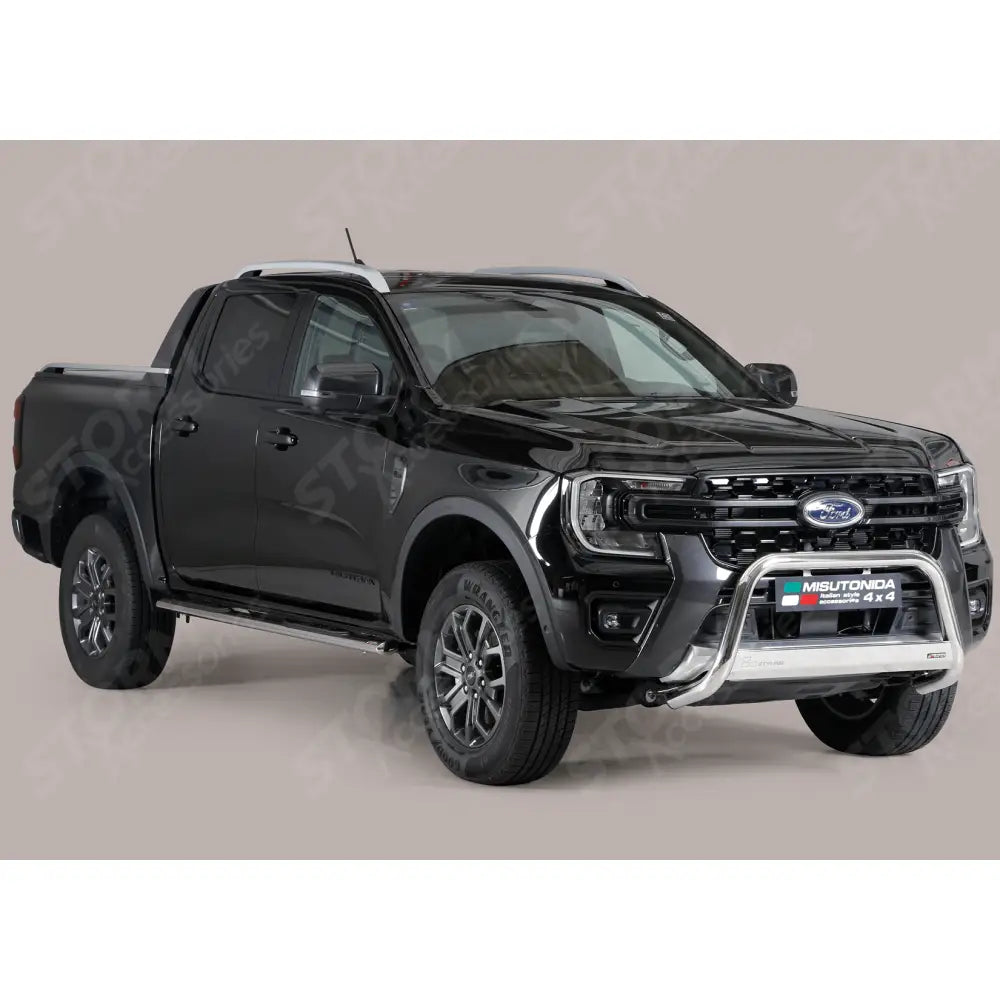 Misutonida Ec Approved Front Bar 63mm Silver For Ford Ranger T9 2023 On