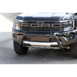Misutonida Ec Approved Front Bar 76mm Black For Ford Ranger Raptor 2022 On