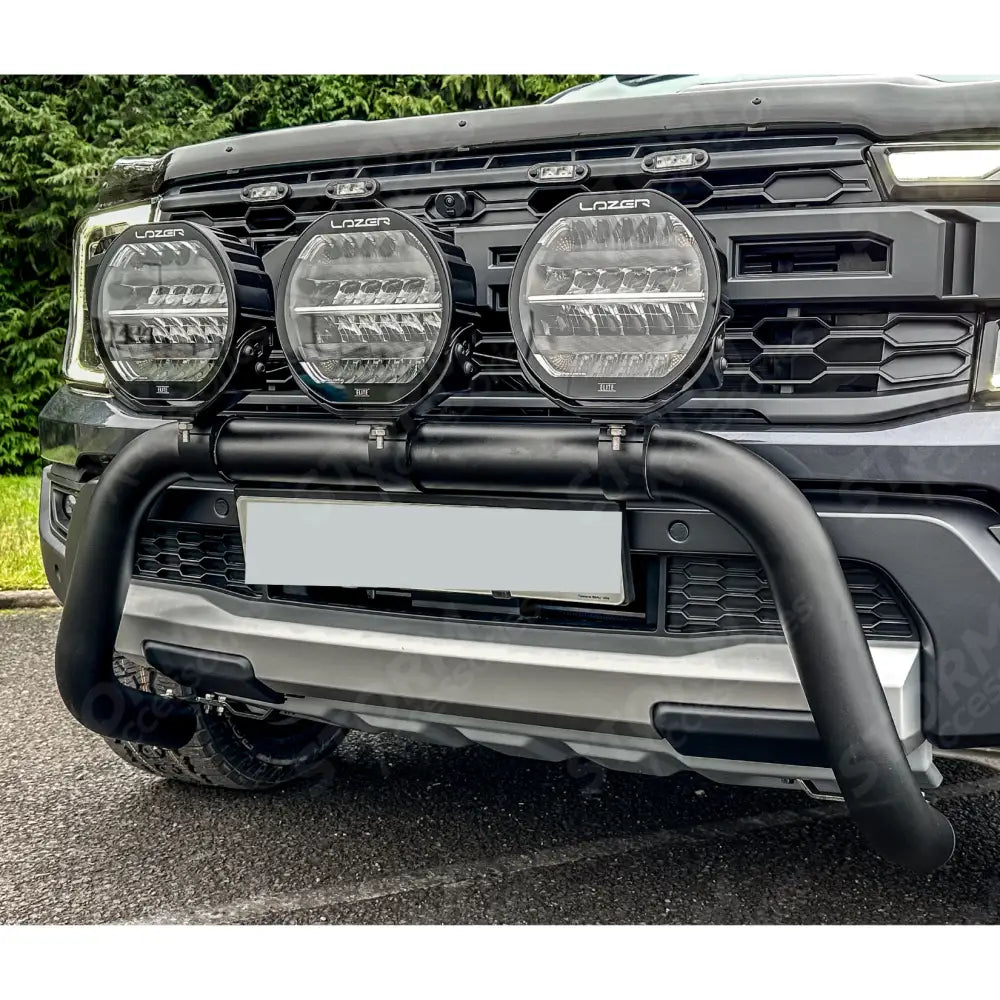 Misutonida Ec Approved Front Bar 76mm Black For Ford Ranger Raptor 2022 On
