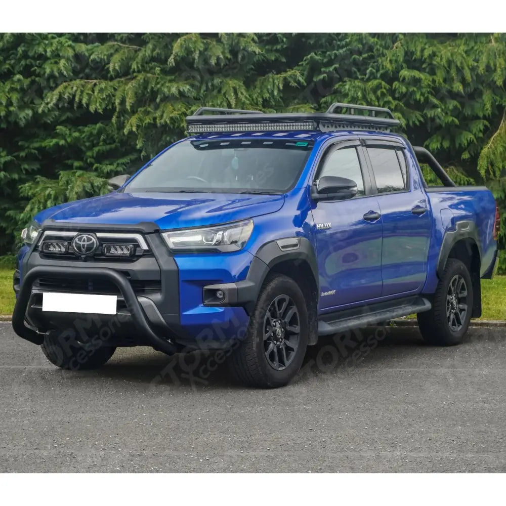 Misutonida Ec Approved Front Bar 76mm Black For Toyota Hilux 2021-2026