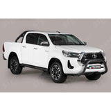 Misutonida Ec Approved Front Bar 76mm Black For Toyota Hilux 2021-2026