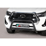 Misutonida Ec Approved Front Bar In Black 63mm For Toyota Hilux 2021-2026