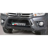 Misutonida Eu Approved Front A-bar 63mm Black Finish For Toyota Hilux Mk8 2016-2020