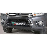 Misutonida Eu Approved Front A-bar 63mm Black Finish For Toyota Hilux Mk8 2016-2020