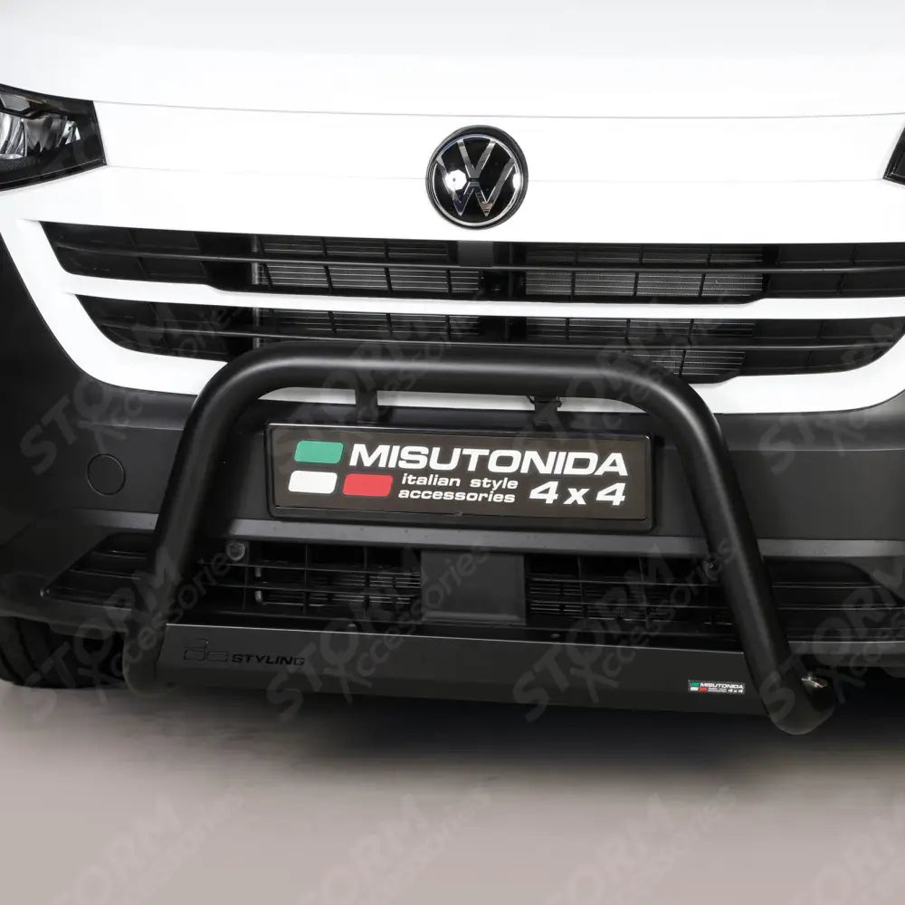 Misutonida EU Approved Front A-Bar Black Finish 63MM For VW Transporter T7 2024 On
